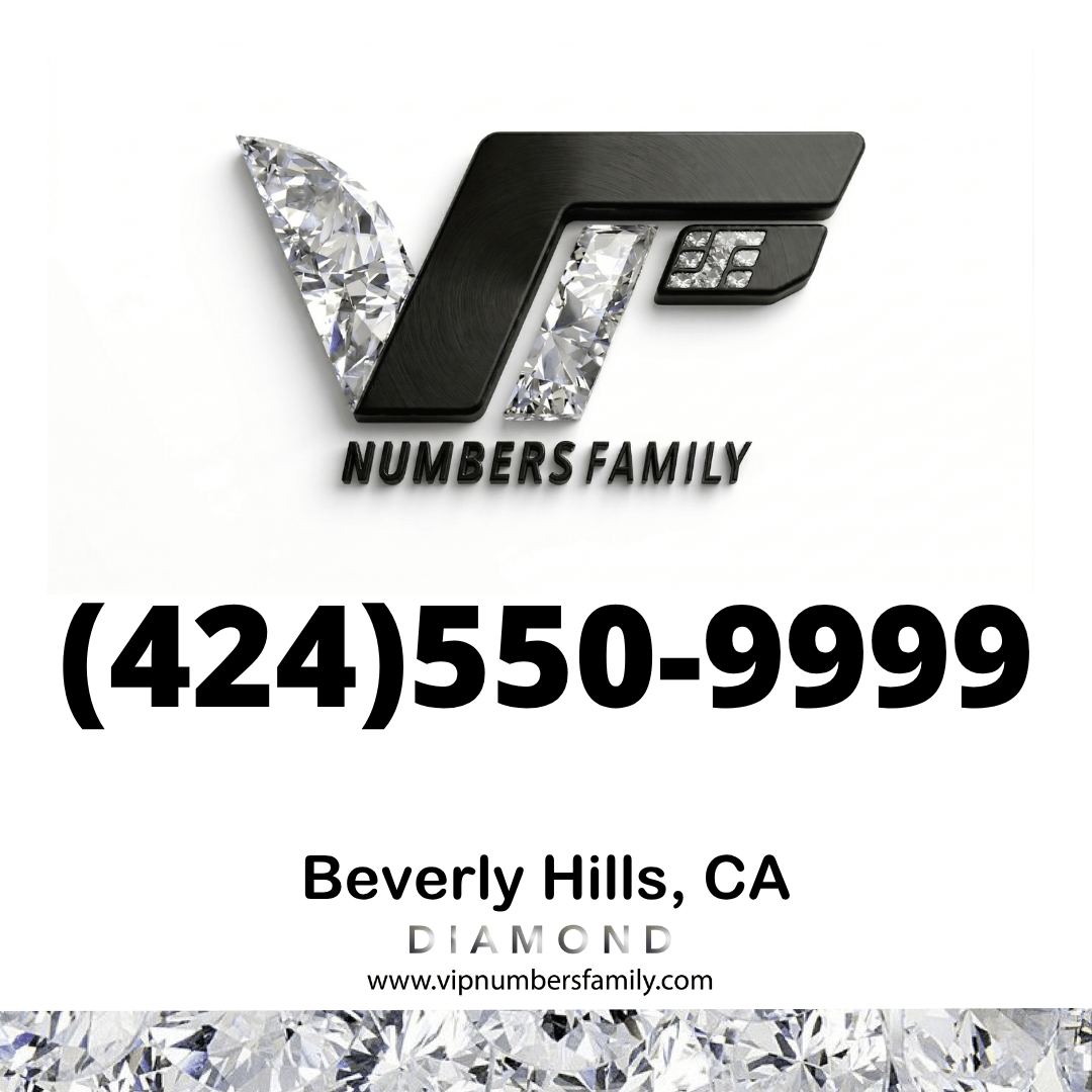 Diamond VIP Number (424) 550-9999