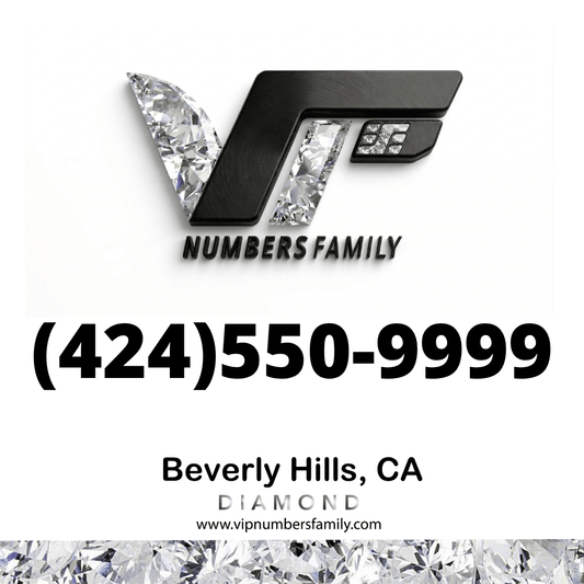 Diamond VIP Number (424) 550-9999