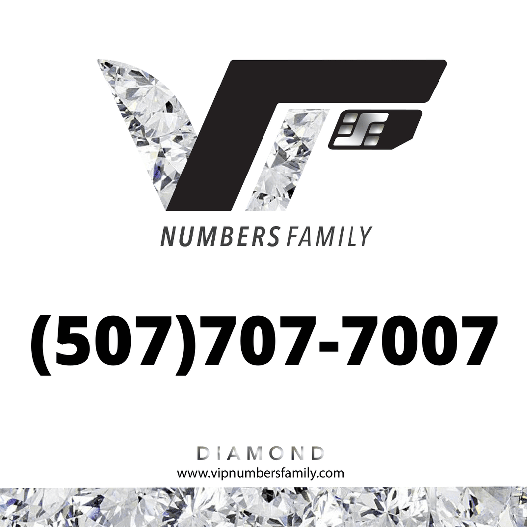 Diamond VIP Number (507) 707-7007