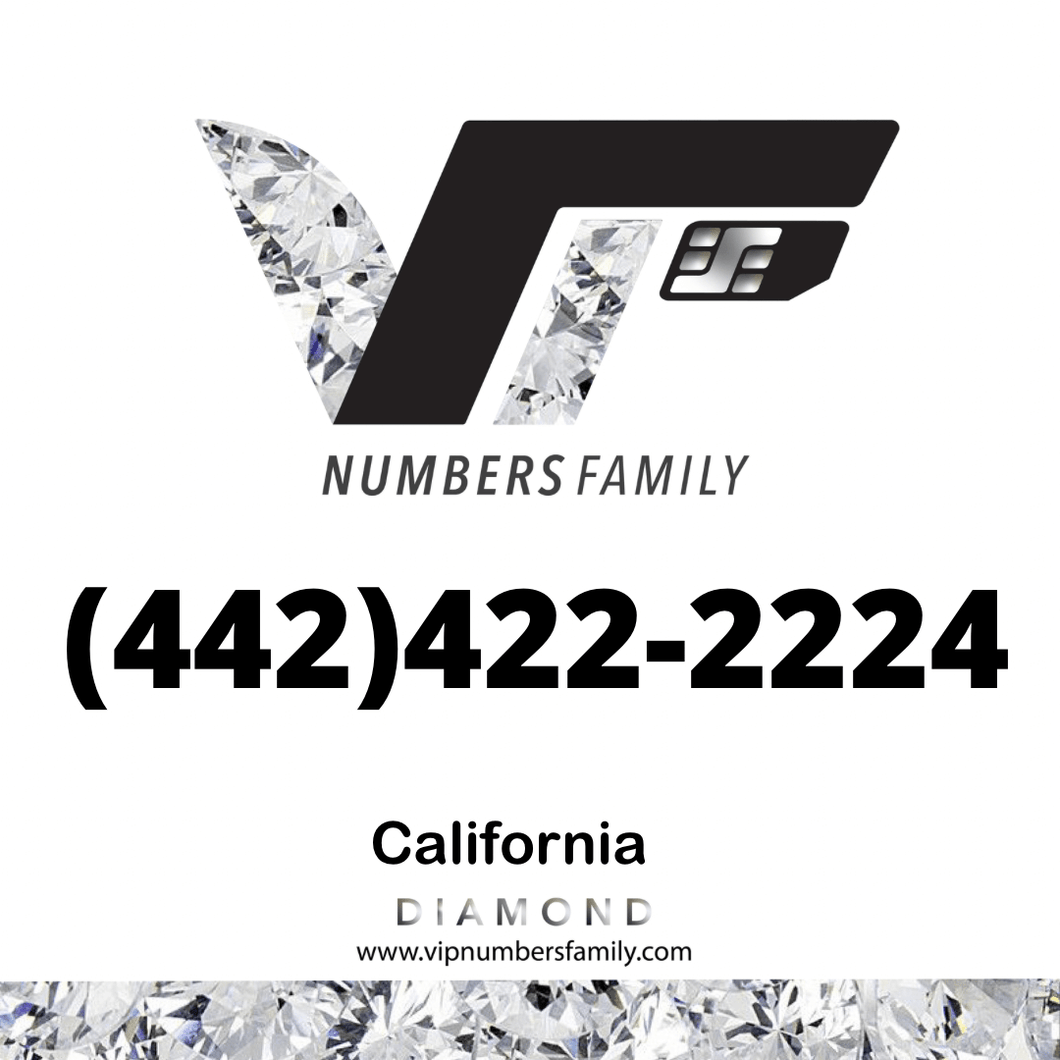 Diamond VIP Number (442) 422-2224