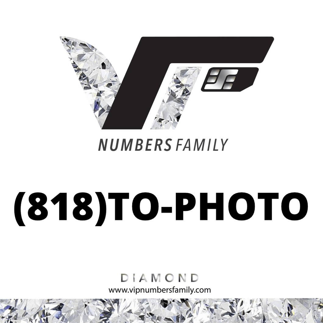 Diamond VIP Number (818) TO-PHOTO