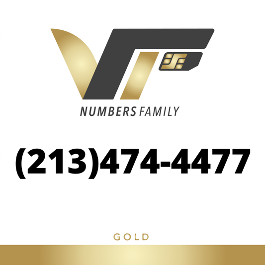 Gold VIP Number (213) 474-4477