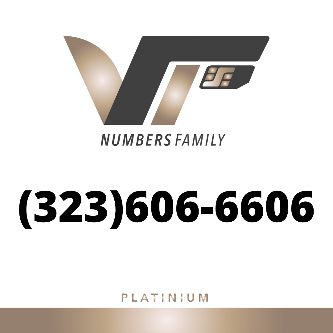 Platinum VIP Number (323) 606-6606