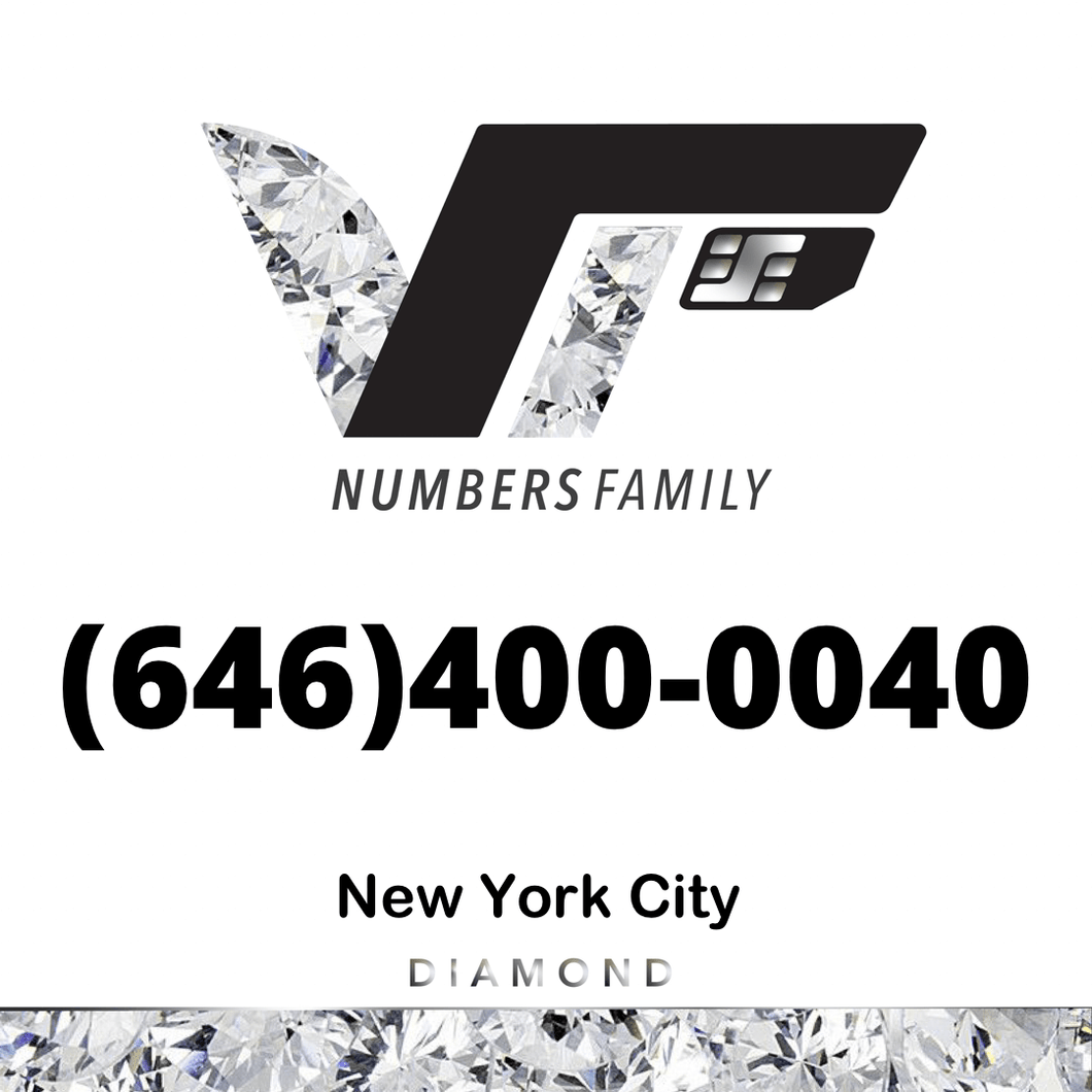 Diamond VIP Number (646) 400-0040