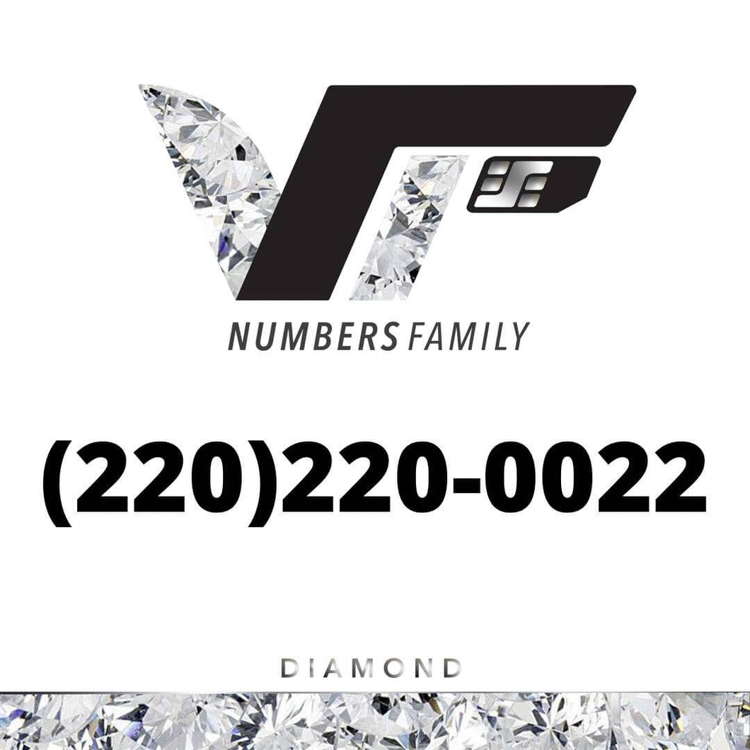 Diamond VIP Number (220) 220-0022