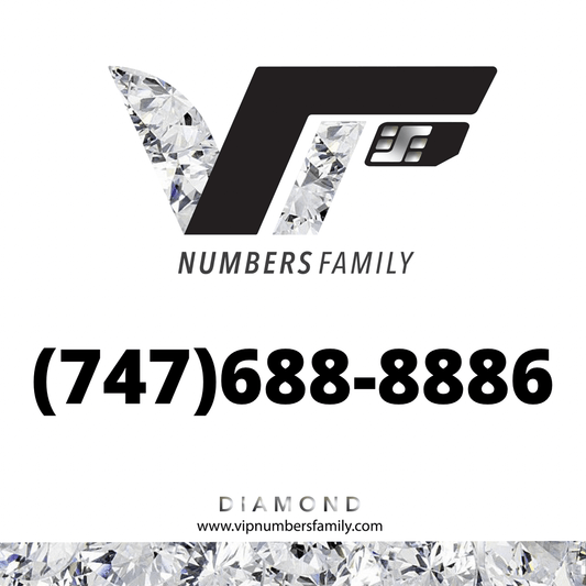 Diamond VIP Number (747) 688-8886