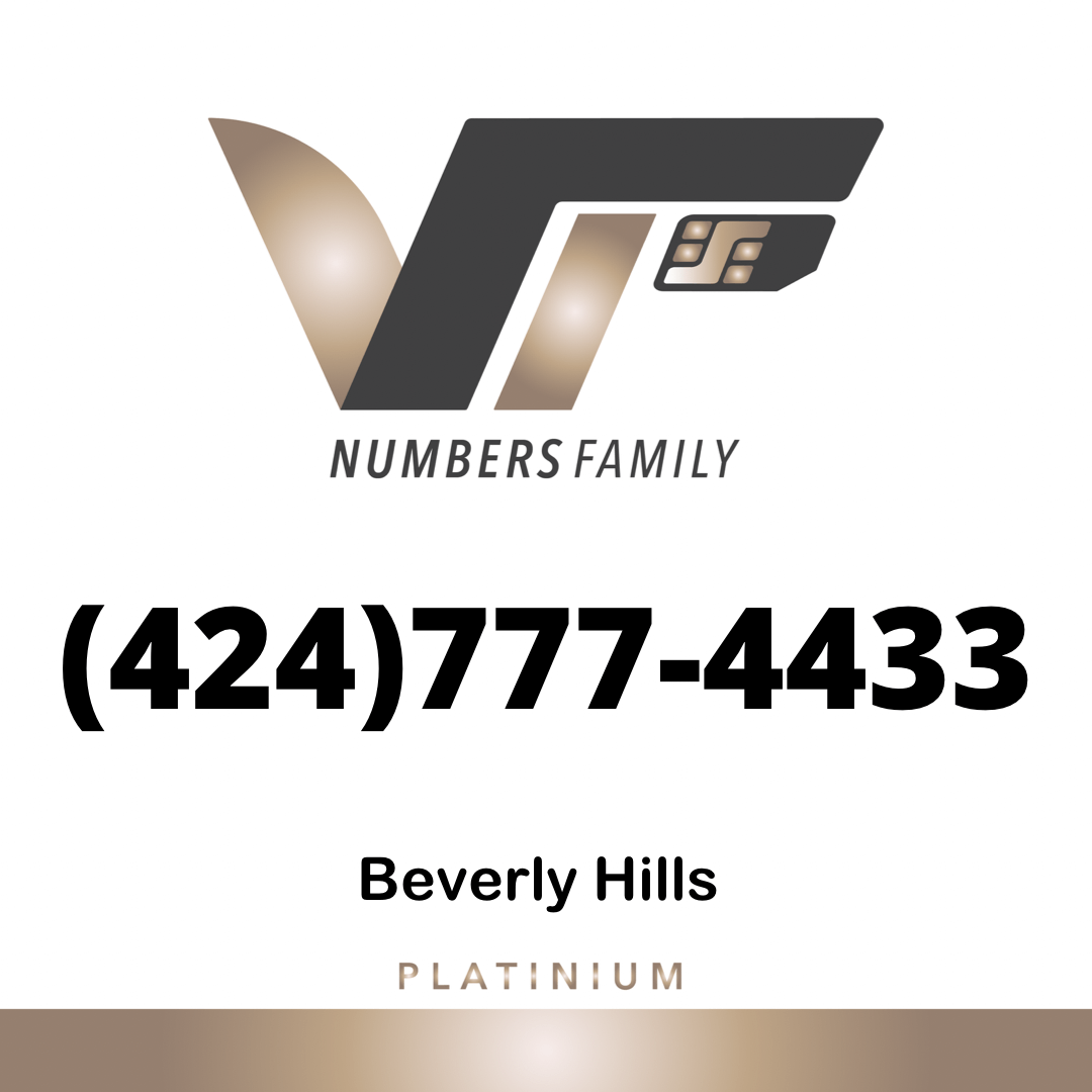Platinum VIP Number (424) 777-4433