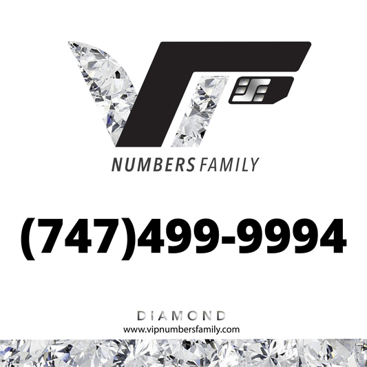 Diamond VIP Number (747) 499-9994