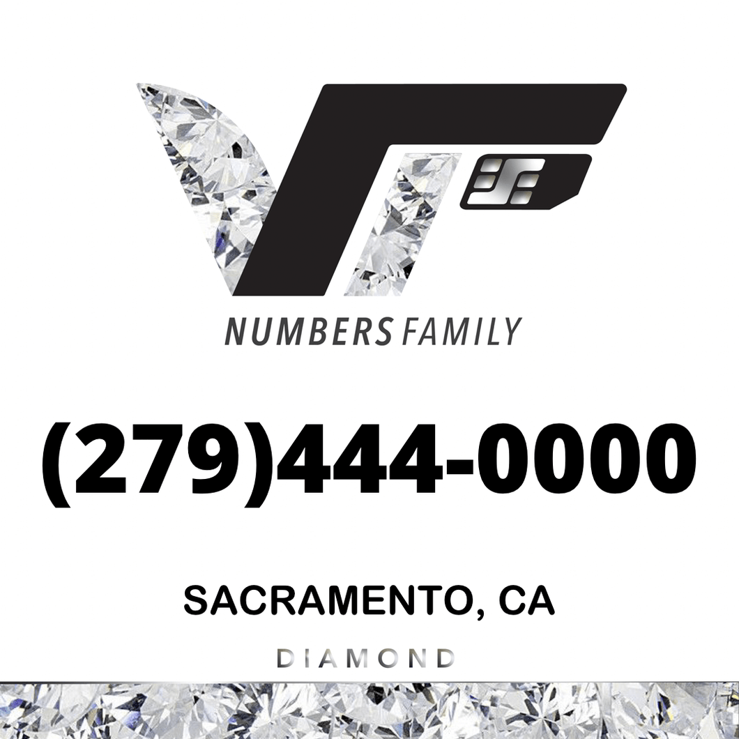 Diamond VIP Number (279) 444-0000