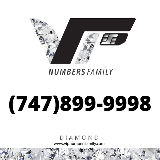 Diamond VIP Number (747) 899-9998