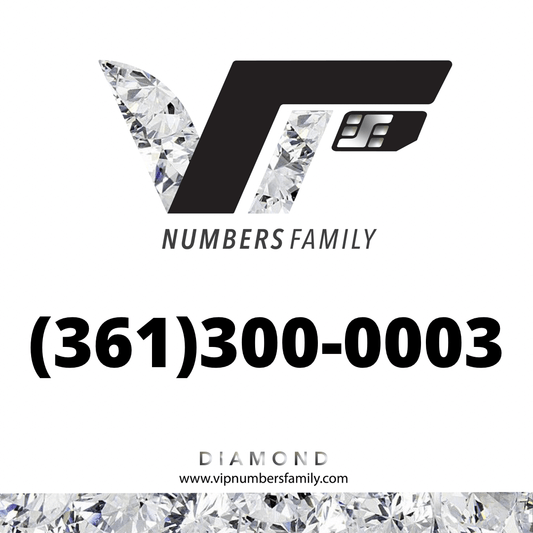 Diamond VIP Number (361) 300-0003