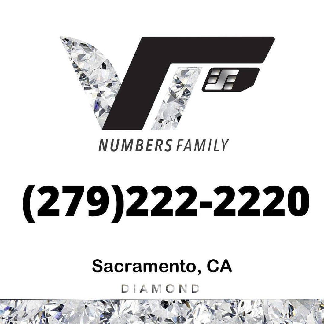 Diamond VIP Number (279) 222-2220