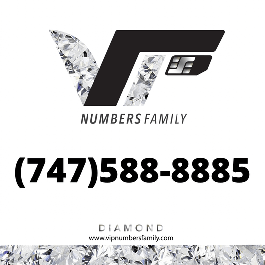 Diamond VIP Number (747) 588-8885