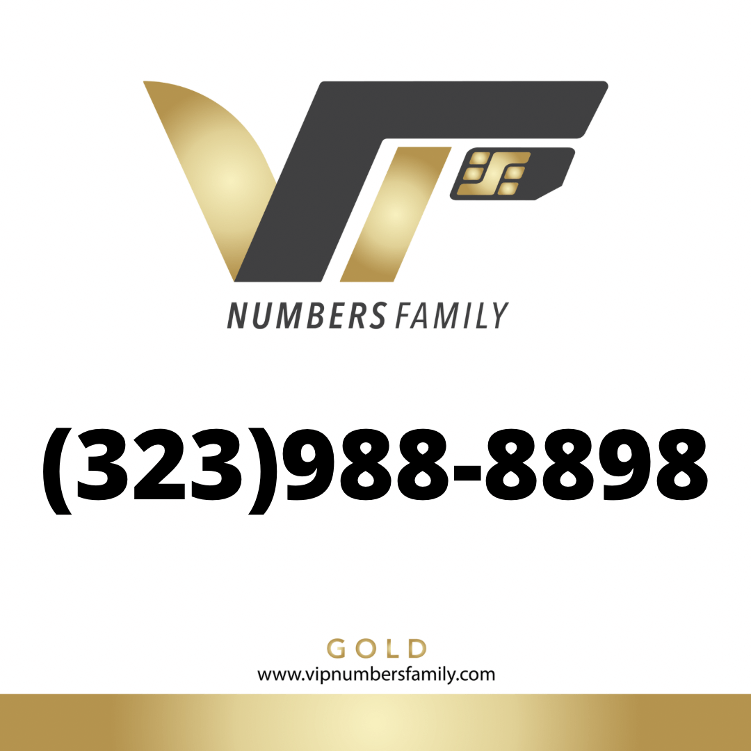 Gold VIP Number (323) 988-8898