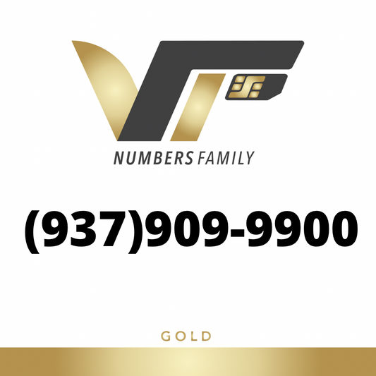 Gold VIP Number (937) 909-9900