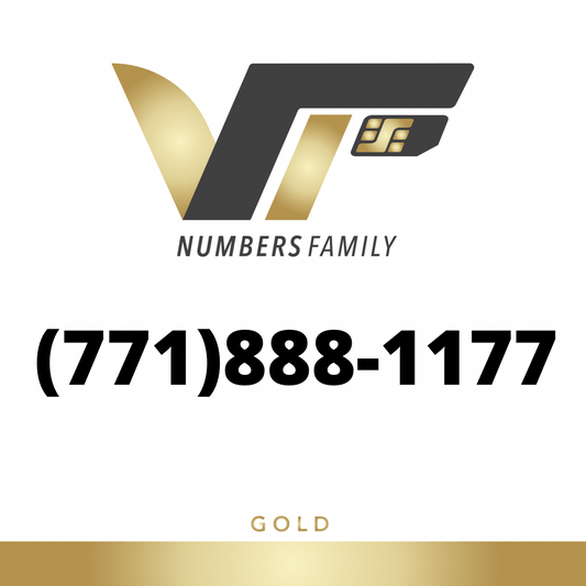 Gold VIP Number (771) 888-1177