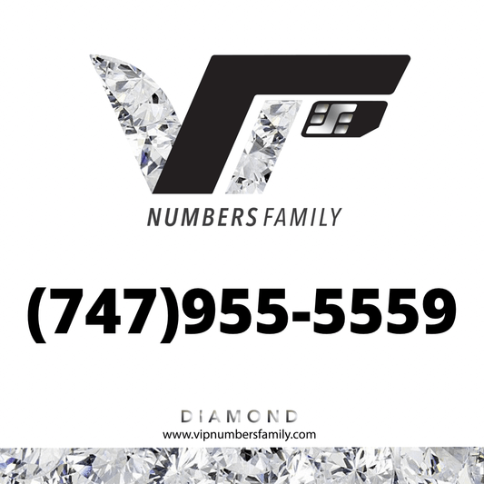 Diamond VIP Number (747) 955-5559