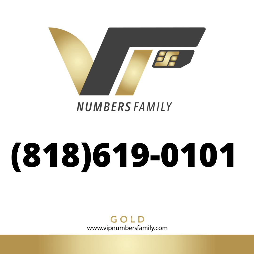 Gold VIP Number (818) 619-0101