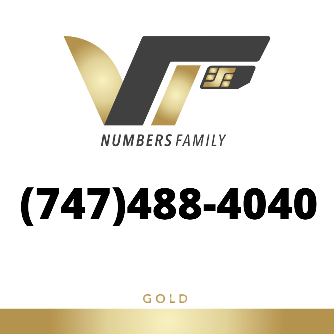 Gold VIP Number (747) 488-4040