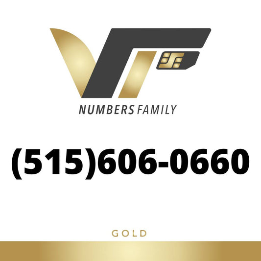 Gold phone number of VIP numbers family. 