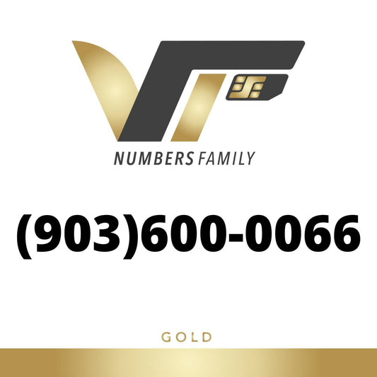 Gold phone number of VIP numbers family. 