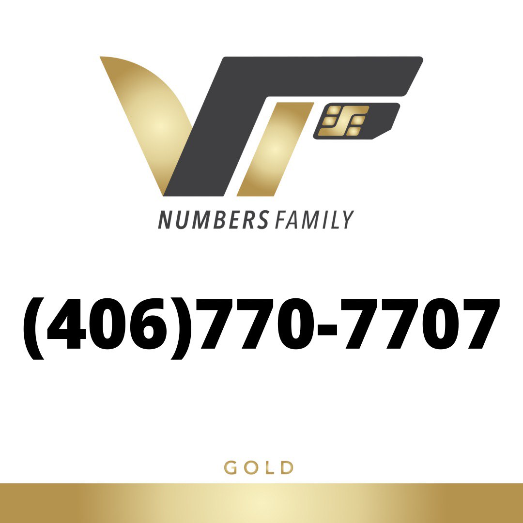 Gold phone number of VIP numbers family. 