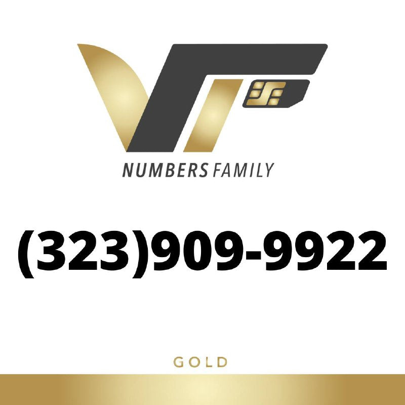 Gold VIP Number (323) 909-9922
