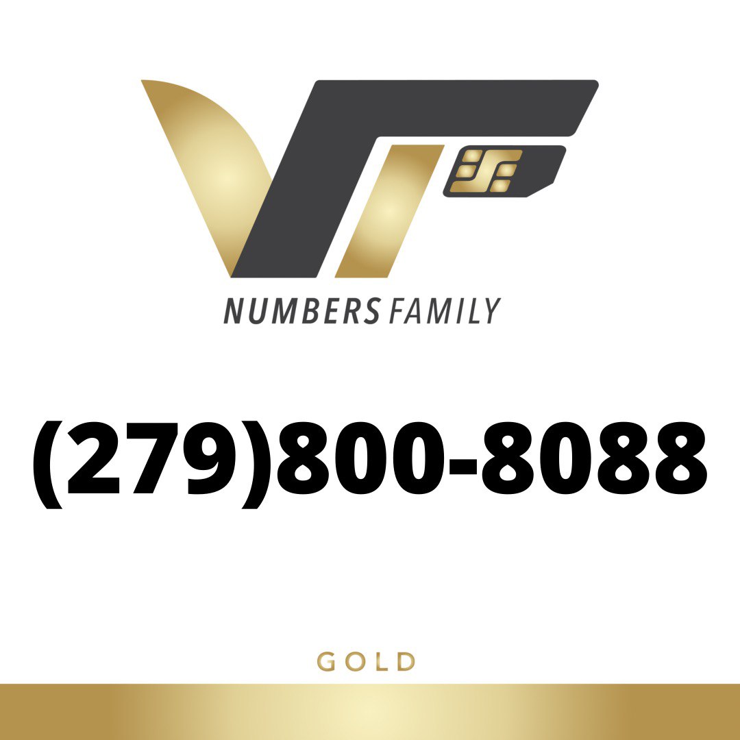 Gold VIP Number (279) 800-8088