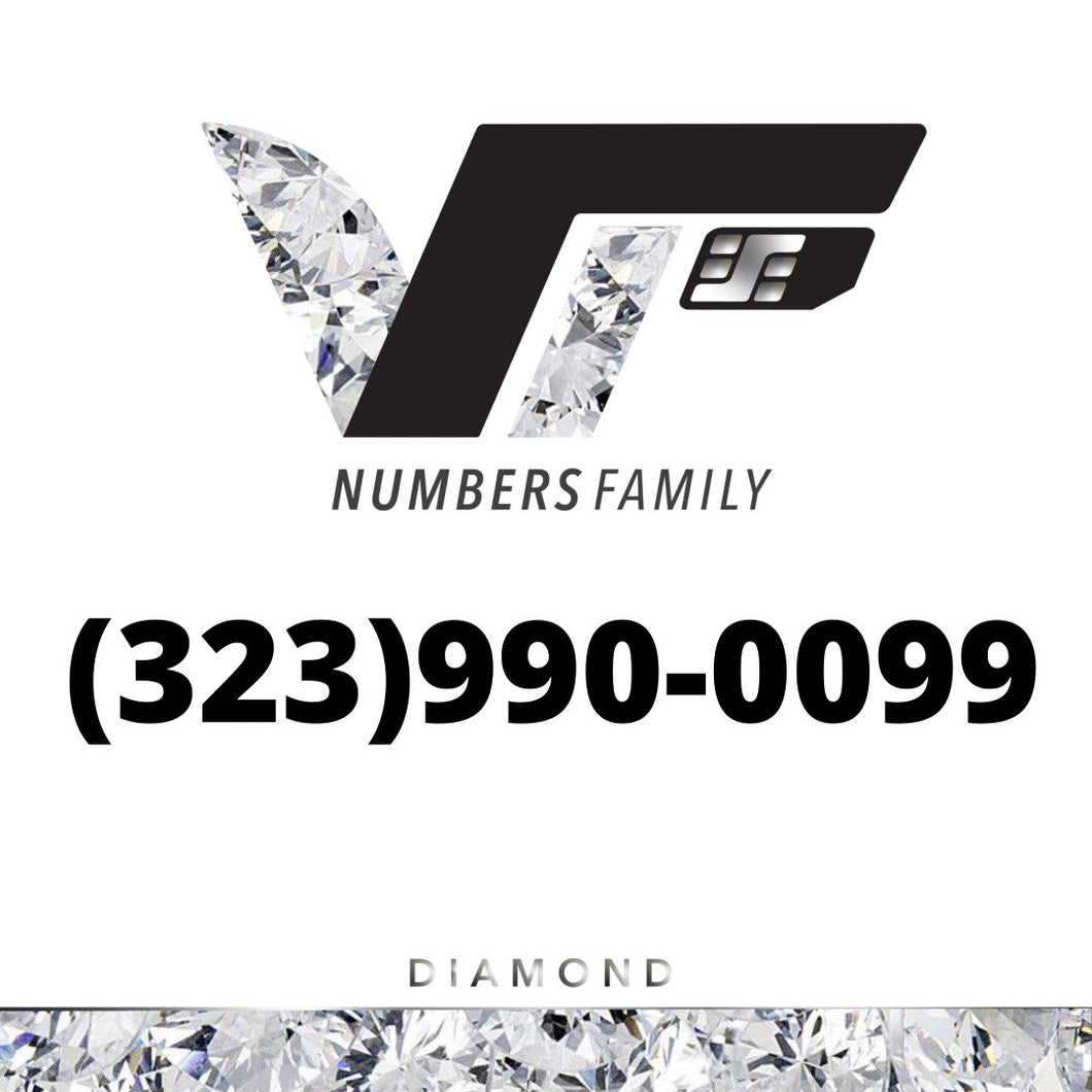 Diamond VIP Number (323) 990-0099