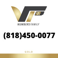 Gold VIP Number (818) 450-0077