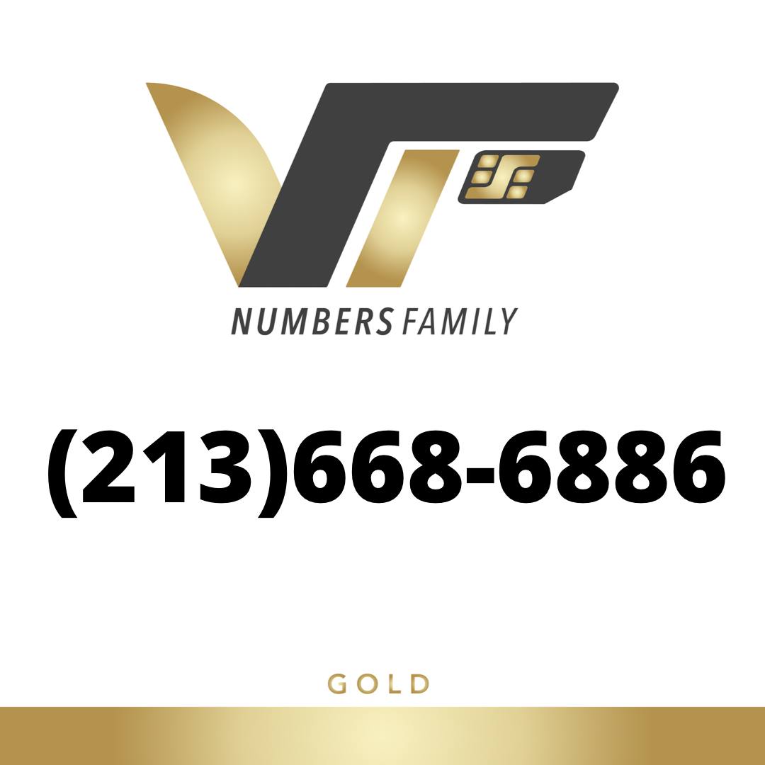 Gold VIP Number (213) 668-6886