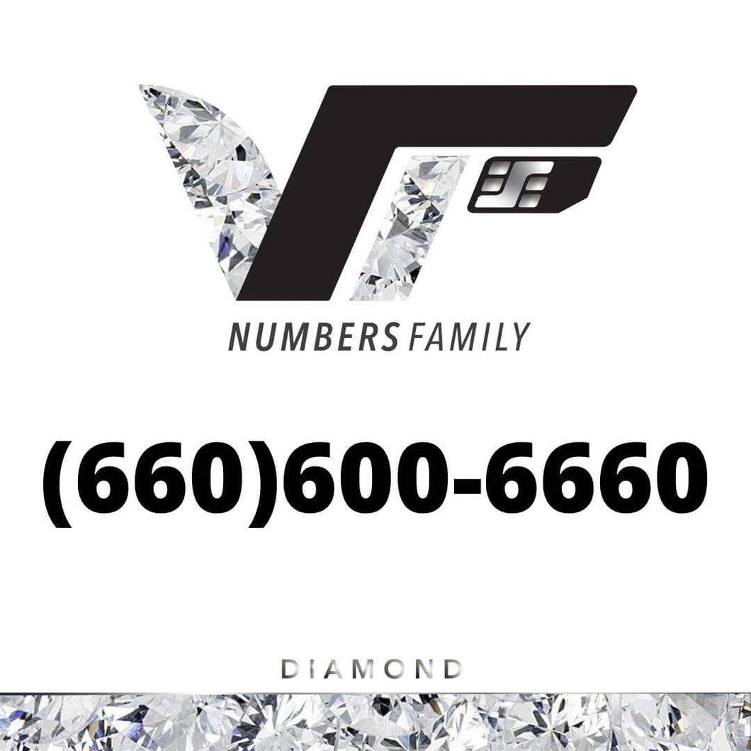 Diamond VIP Number (660) 600-6660