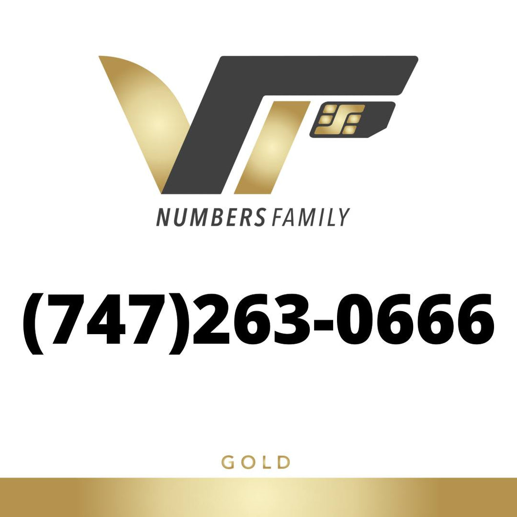 Gold phone number of VIP numbers Family. 