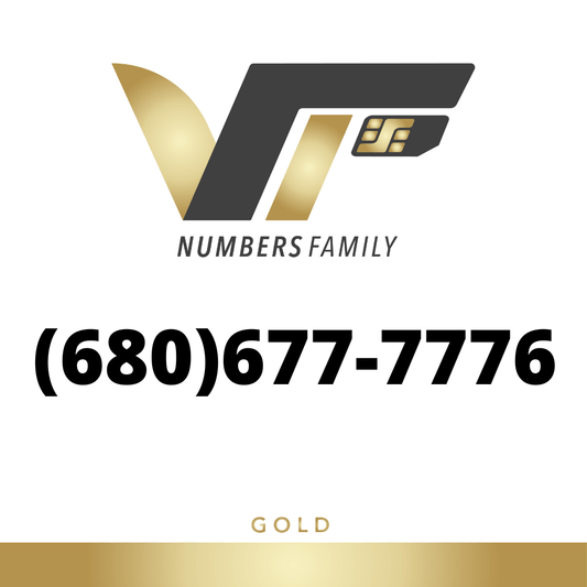 Gold VIP Number (680) 677-7776