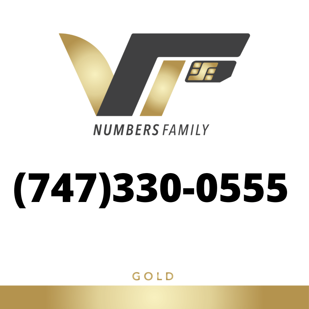 Gold VIP Number (747) 330-0555